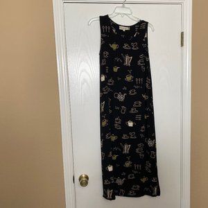 vintage david dart sleeveless dress